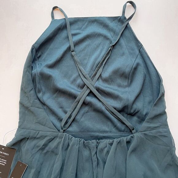 Lulus Mythical Kind of Love Green Maxi Dress L - Picture 6 of 10